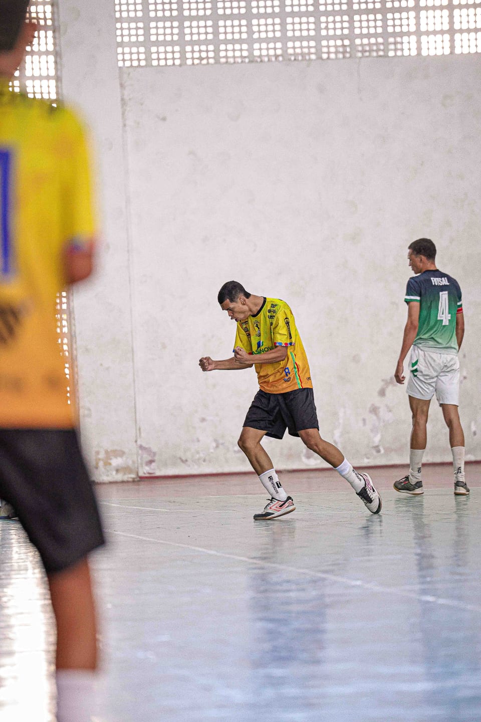 Atleta do Sub-18 do Desportivo Park comemora uma jogada na Taça Castro Alves 2026